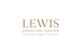 lewis consulting services llc make it a black and gold logo