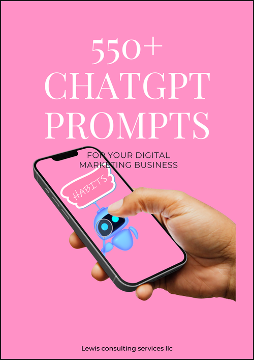 550+ CHATGPT PROMPTS | FOR DIGITAL MARKETING