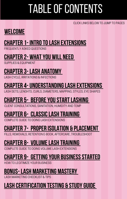 BECOME A LASH TECH EBOOK