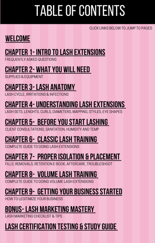 BECOME A LASH TECH EBOOK