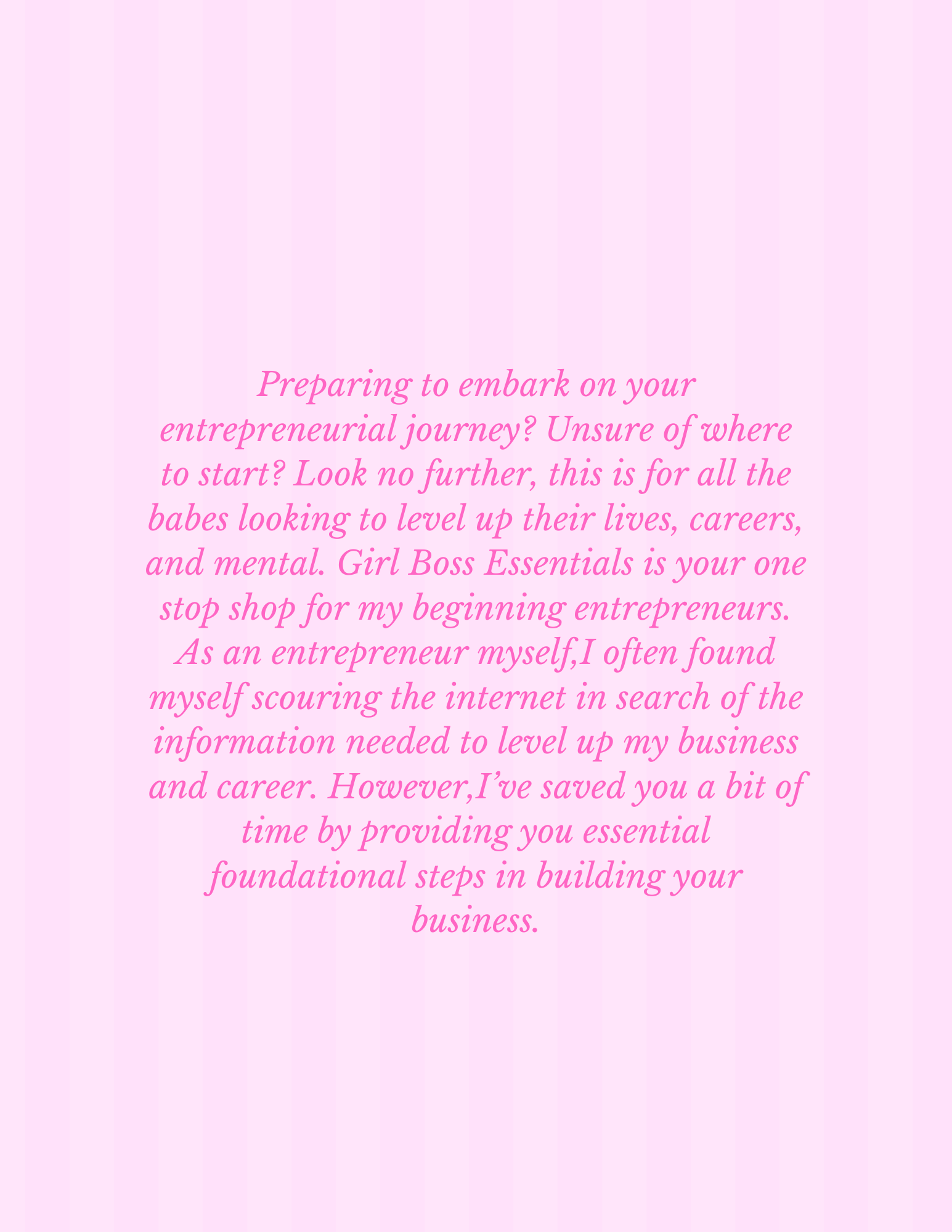 GIRL BOSS ESSENTIALS | EVERYTHING YOU NEED TO START YOUR BUSINESS EBOOK