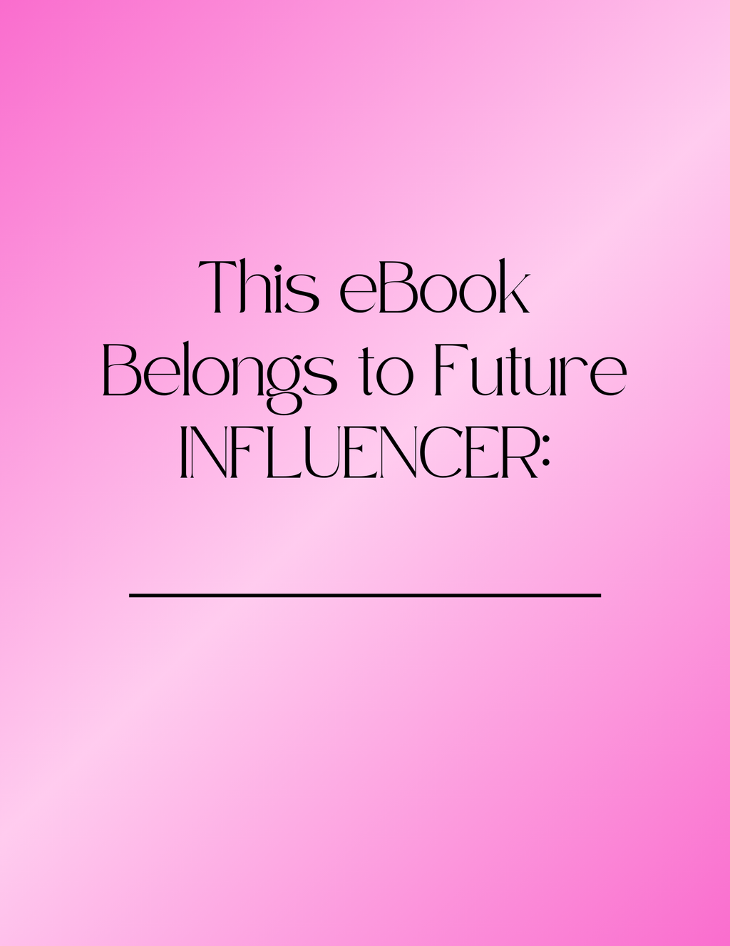 HOW TO BECOME A WIG INFLUENCER EBOOK