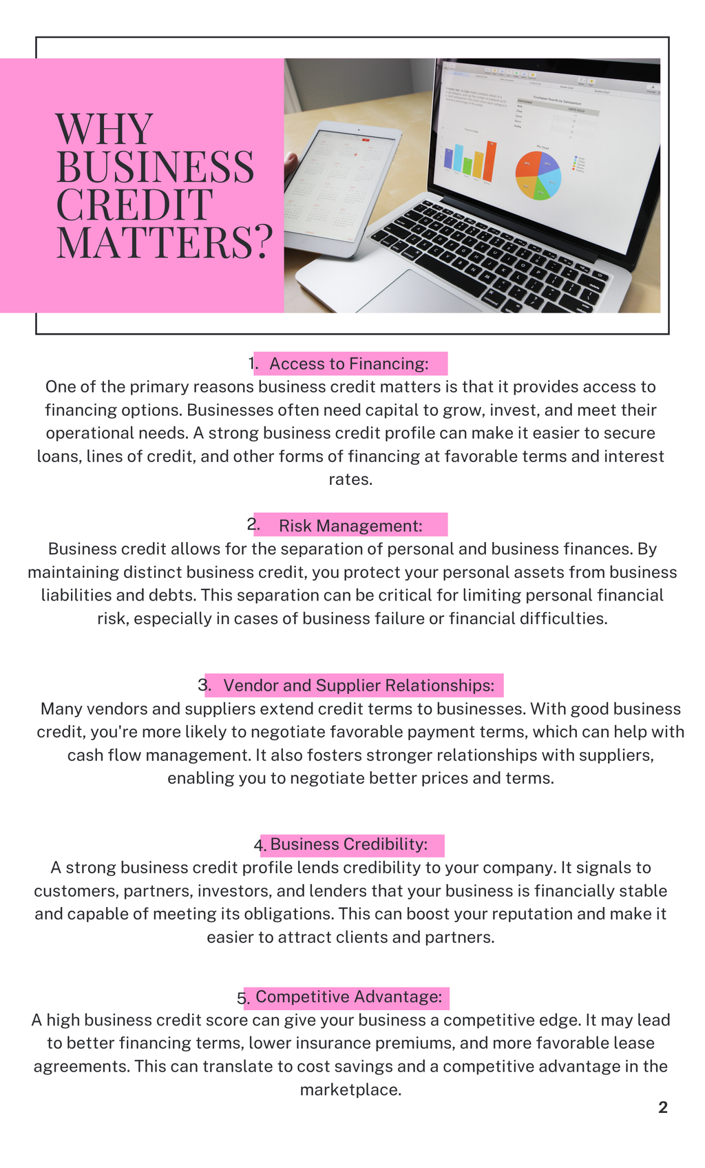 BUSINESS CREDIT 101