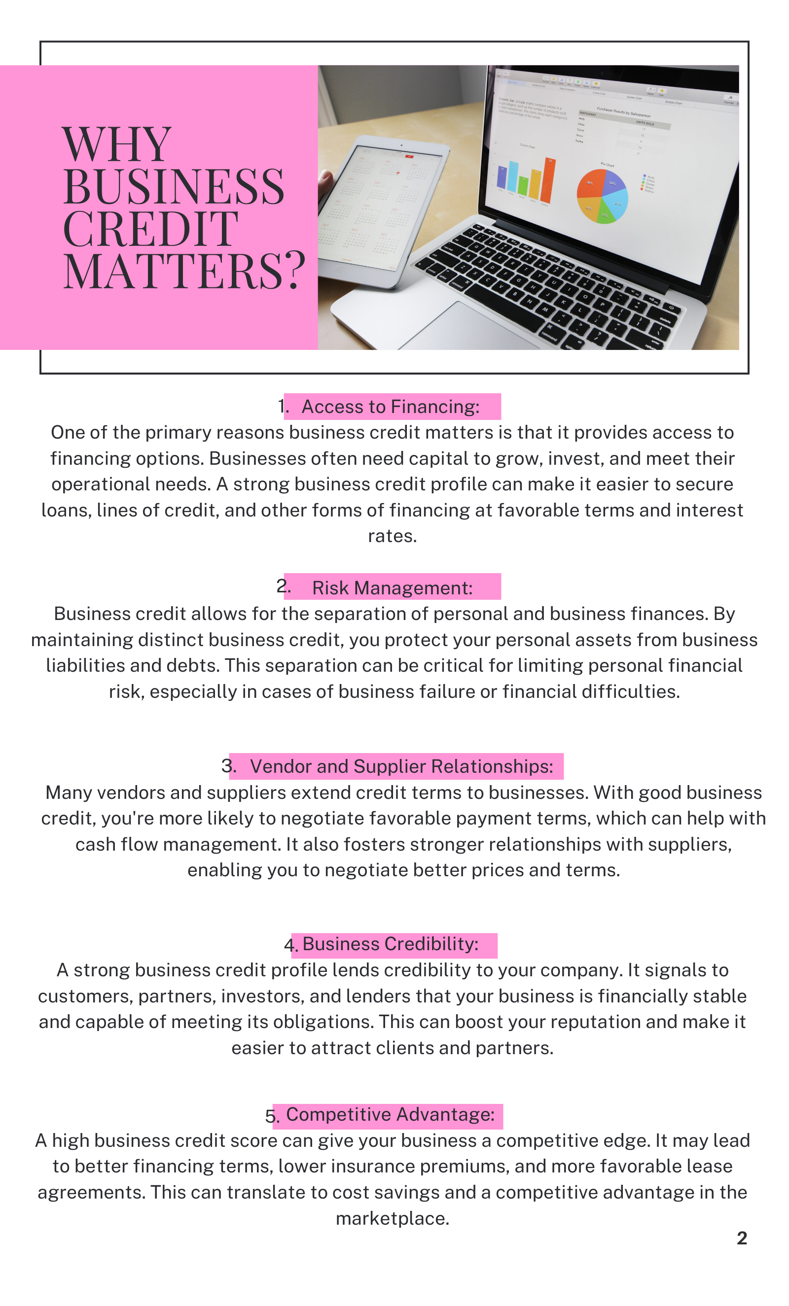 BUSINESS CREDIT 101